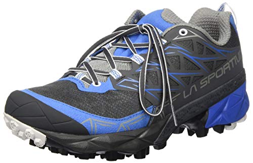 La Sportiva Akyra Woman, Zapatillas de Trail Running Mujer, Multicolor (Carbon/Cobalt Blue 000), 36 EU