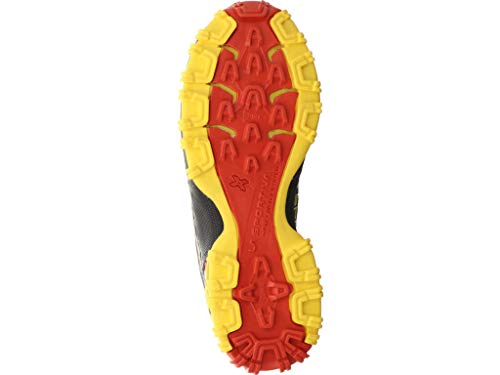 LA SPORTIVA Bushido II, Zapatillas de Trail Running Hombre, Black/Yellow, 42 EU