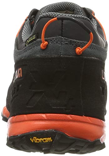 La Sportiva TX4 GTX, Zapatillas de Senderismo Hombre, Multicolor (Carbon/Flame 000), 43.5 EU