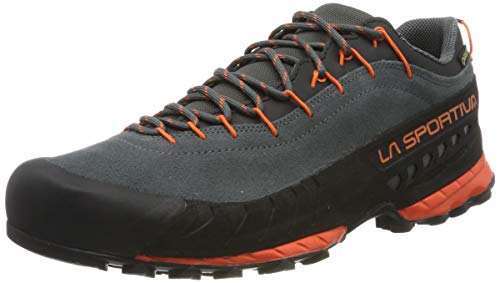 La Sportiva TX4 GTX, Zapatillas de Senderismo Hombre, Multicolor (Carbon/Flame 000), 43.5 EU