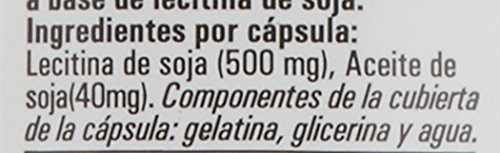 Laboratorios YNSADIET HIJAS DEL SOL Lecitina de Soja - 250 Cápsulas Blandas