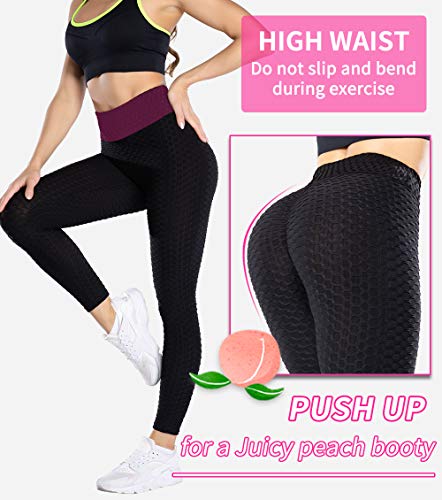 lalamelon Mallas Push up Mujer Leggins Deportivos Yoga Leggings de Cintura Alta Pantalones Deporte con Bolsillos para Fitness Running Elásticos y Transpirables