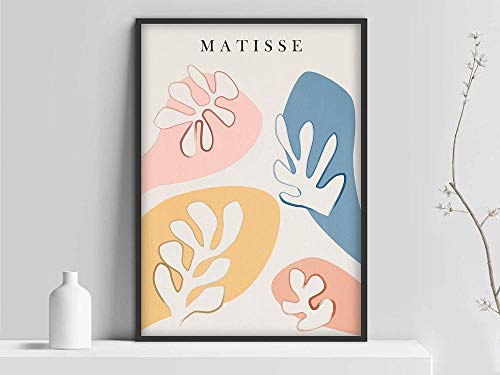 Lámina Henri Matisse Hoja, Lámina Matisse, Matisse los recortes, Póster Matisse, Póster Artístico Matisse, Exposición Henri Matisse Pintura decorativa sin marco familiar J 50x70cm