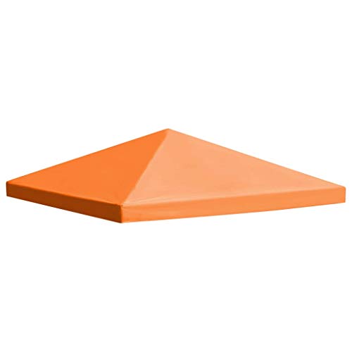 Lasamot Gazebo Top Cover, Gazebo Top Cover Gazebo Canopy Repuesto Top Tier Patio Canopy Cover 0.68lb / m² 3x3 m Naranja