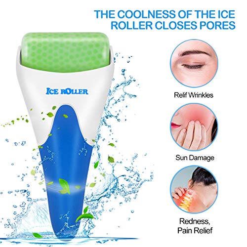 LATME Ice Roller-Rodillo de hielo para cara y ojos,contra la hinchazón y las migrañas,alivia el dolor y lesiones menores,Para Evitar Ojos Que El Cuello Arruge Regalo