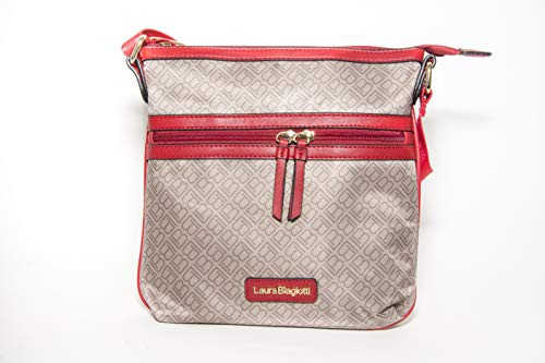 Laura Biagiotti Bolso mujer bandolera nylon lavable bandolera línea THIA LB20S-105-2 col. rojo Victor Line srl