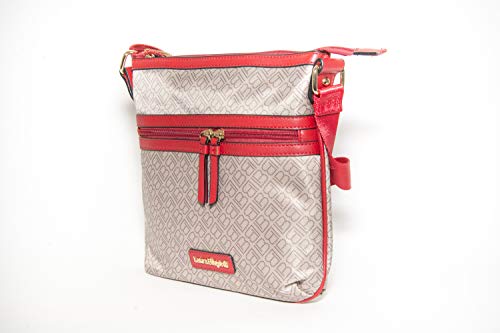 Laura Biagiotti Bolso mujer bandolera nylon lavable bandolera línea THIA LB20S-105-2 col. rojo Victor Line srl