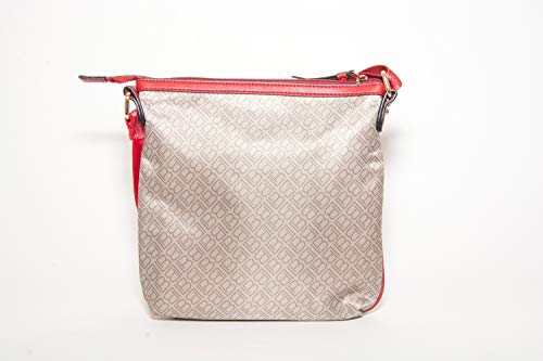 Laura Biagiotti Bolso mujer bandolera nylon lavable bandolera línea THIA LB20S-105-2 col. rojo Victor Line srl