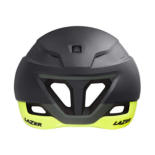 Lazer Casco Sphere, Adultos Unisex, Dark Green F-Yellow (Multicolor), M