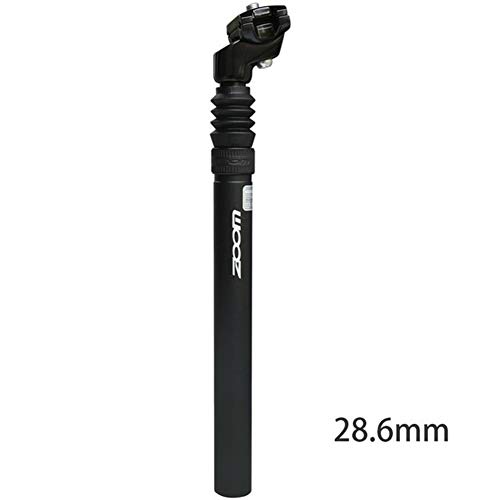 LCBYOG Suspensión de la Bicicleta Seatpost Amortiguador de amortiguación 25.4/27.2/28.6/30.9/31.6mm X350MM Montar de la Bici del Asiento Retroceso Tras Tubo Tija Sillin (Color : 28.6X350MM)