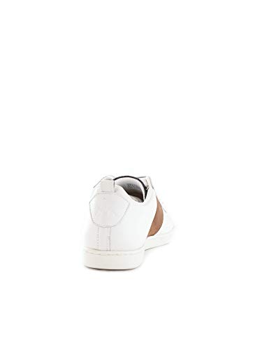 Le Coq Sportif COURTCLASSIC, Zapatillas Deportivas Hombre, Optical White/Cognac, 44 EU