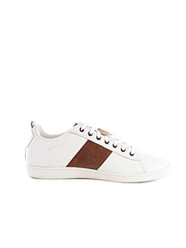 Le Coq Sportif COURTCLASSIC, Zapatillas Deportivas Hombre, Optical White/Cognac, 44 EU