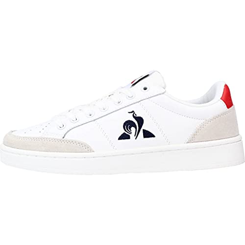 Le Coq Sportif COURTNET W, Zapatillas Deportivas Mujer, Optical White/Dress Blue, 39 EU