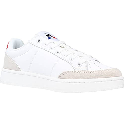 Le Coq Sportif COURTNET W, Zapatillas Deportivas Mujer, Optical White/Dress Blue, 39 EU