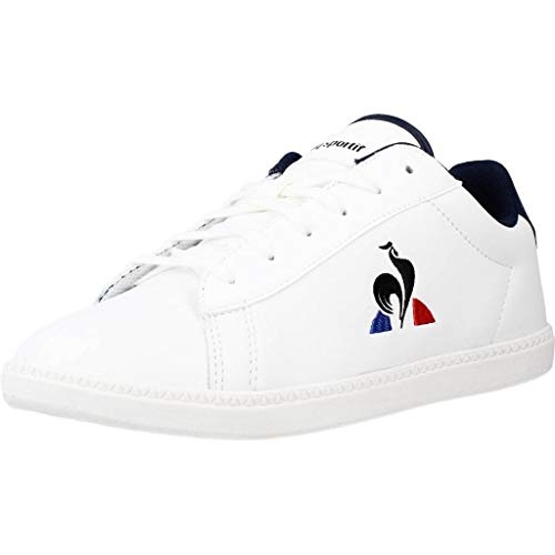 Le Coq Sportif Courtset GS, Zapatillas Unisex Adulto, Optical White/Dress Blue, 39 EU