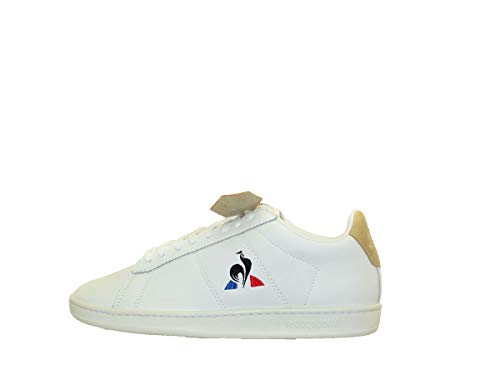 Le Coq Sportif Courtset, Zapatillas Unisex Adulto, Optical White/Tan, 42 EU