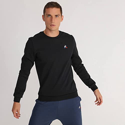 Le Coq Sportif ESS Crew Sweat N°2 Sudadera, Hombre, Black, S