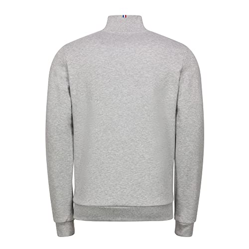 Le Coq Sportif ESS FZ Sweat N°2 Sudadera, Hombre, Gris chiné Clair, S