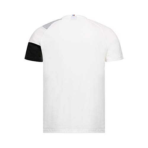 Le Coq Sportif ESS tee SS N°10 M Camiseta, Hombre, n.o.w/Black/Gris Chine, XL