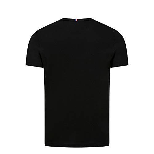 Le Coq Sportif ESS tee SS N°2 Camiseta, Hombre, Black, L