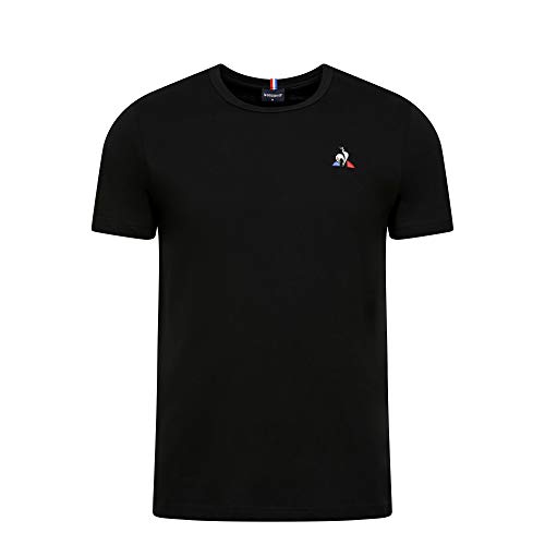 Le Coq Sportif ESS tee SS N°2 Camiseta, Hombre, Black, L