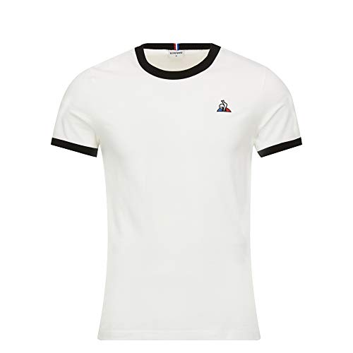 Le Coq Sportif ESS tee SS N°4 Camiseta, Hombre, New Optical White, M