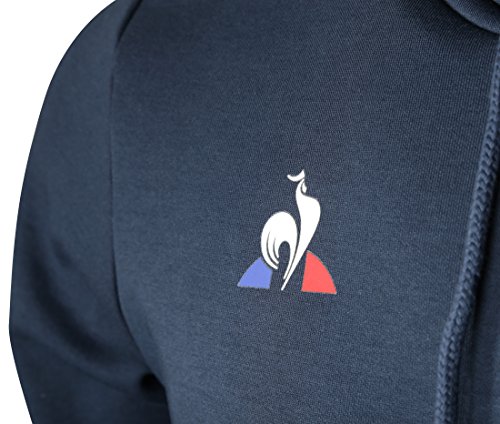 Le Coq Sportif Hoody Presentation Coton Sudadera, Hombre, Dress Blues, M