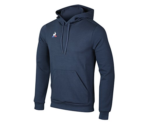 Le Coq Sportif Hoody Presentation Coton Sudadera, Hombre, Dress Blues, M