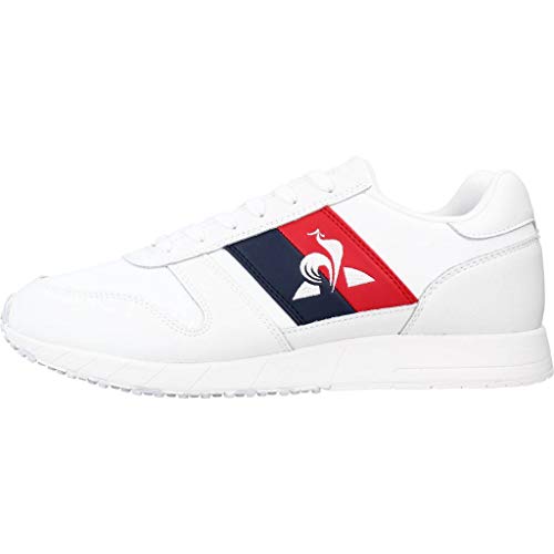 Le Coq Sportif JAZY Classic Flag, Zapatillas Hombre, Optical White, 41 EU