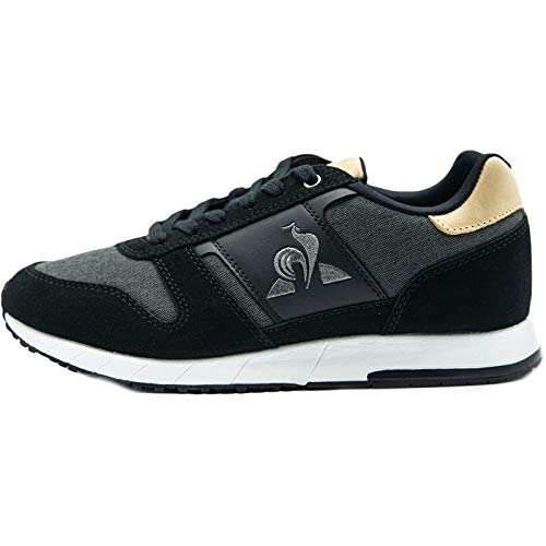 Le Coq Sportif JAZY Classic, Zapatillas Deportivas Hombre, Negro, 44 EU