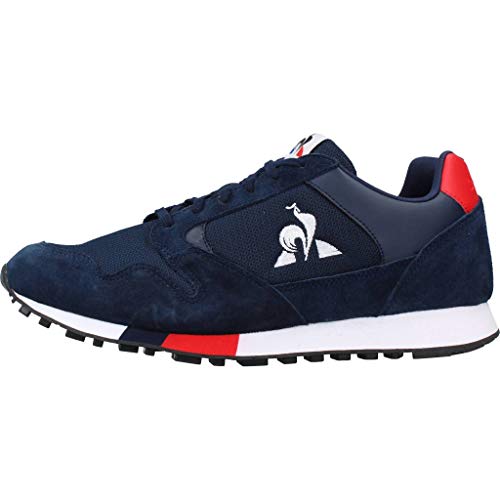 Le Coq Sportif Manta, Zapatillas Hombre, Dress Blues/Pure Red, 44 EU