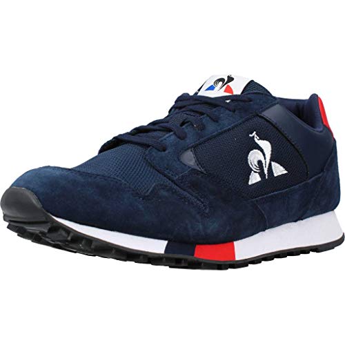 Le Coq Sportif Manta, Zapatillas Hombre, Dress Blues/Pure Red, 44 EU