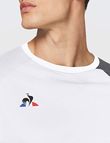 Le Coq Sportif N°6 Maillot Match Camiseta de Manga Corta, Hombre, New Optical White, 2XL