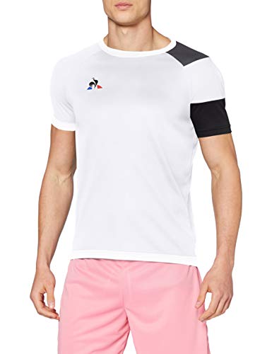 Le Coq Sportif N°6 Maillot Match Camiseta de Manga Corta, Hombre, New Optical White, 2XL