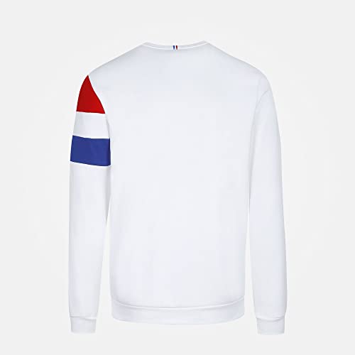 Le Coq Sportif Sudadera Marca Modelo Tri Crew Sweat N°1 M, New Optical White