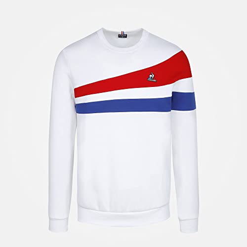 Le Coq Sportif Sudadera Marca Modelo Tri Crew Sweat N°1 M, New Optical White