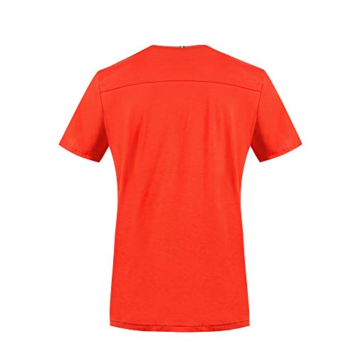 Le Coq Sportif Tri tee SS N°6 M Camiseta de Manga Corta, Hombre, Orange, L