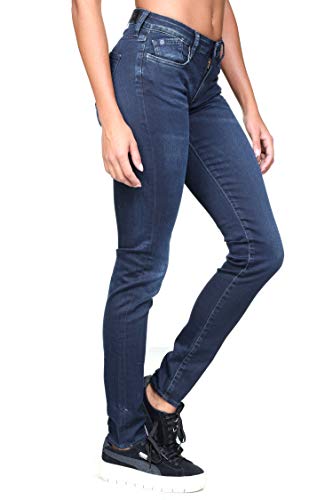 Le Temps des Cerises JFPOWER3WA206 Vaqueros Skinny, Azul (Blue/Black 3286), 31W x 32L para Mujer