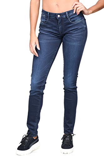 Le Temps des Cerises JFPOWER3WA206 Vaqueros Skinny, Azul (Blue/Black 3286), 31W x 32L para Mujer