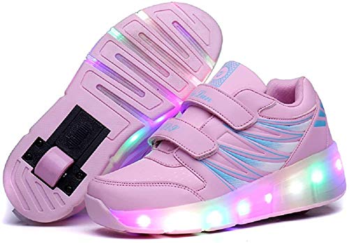 Led Luces Zapatos con Ruedas para Pequeños Niños y Niña Automática Calzado de Skateboarding Deportes de Exterior Patines en Línea Brillante Mutilsport Aire Libre y Deporte Gimnasia Running Zapatillas