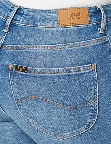 Lee Breese Patch Pocket Vaqueros, Blue Aged, 31W / 33L para Mujer