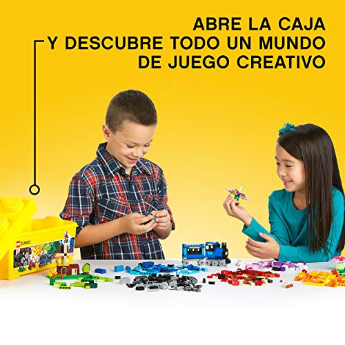 LEGO 10696 Classic Caja de Ladrillos Creativos Mediana, Juego de Construcción para Niños y Niñas +4 años