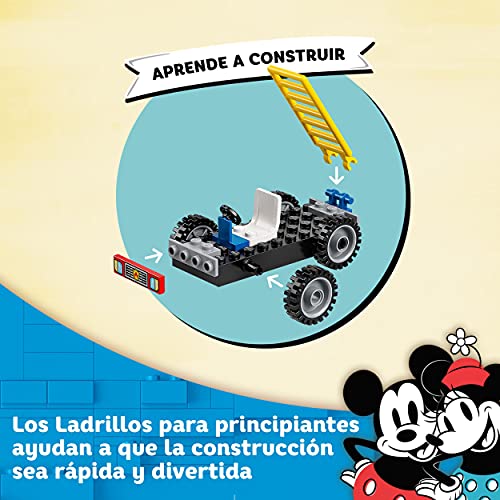 LEGO 10776 Mickey and Friends Parque y Camión Bomberos Juguete de Mickey y Sus Amigos, Mickey Mouse Juguete para Niños 4 años