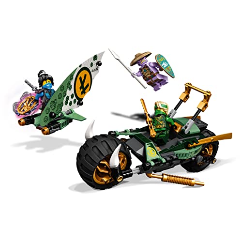 LEGO 71745 Ninjago Chopper de la Jungla de Lloyd Juguete de construcción con una Moto y Mini Figuras de Lloyd y NYA