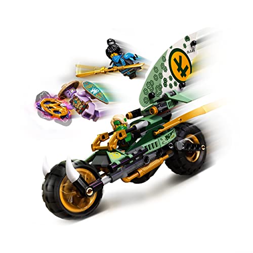 LEGO 71745 Ninjago Chopper de la Jungla de Lloyd Juguete de construcción con una Moto y Mini Figuras de Lloyd y NYA