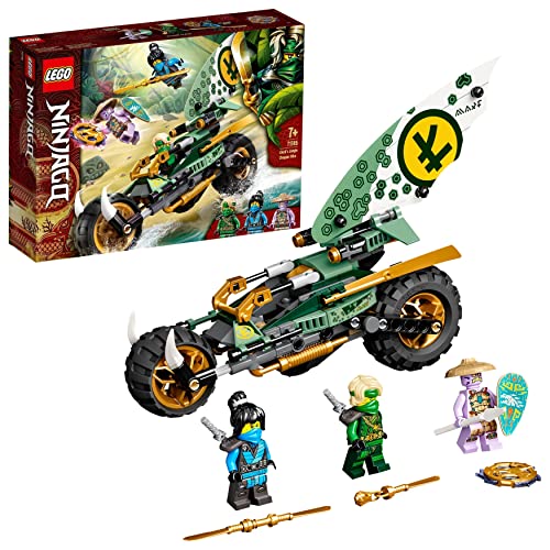 LEGO 71745 Ninjago Chopper de la Jungla de Lloyd Juguete de construcción con una Moto y Mini Figuras de Lloyd y NYA