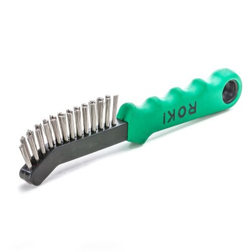Lessmann 182421EZ - Pinza pincel"roki" diseño registrado, 225 x 12/18 mm, 2 x 12/13 filas rof recta 0,35 mm