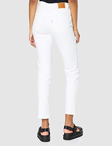 Levi's 724 High Rise Straight Vaqueros, Western White, 30W / 32L para Mujer