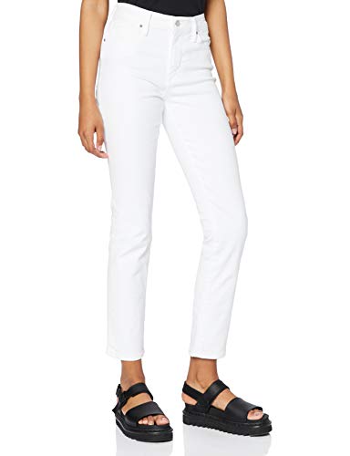 Levi's 724 High Rise Straight Vaqueros, Western White, 30W / 32L para Mujer