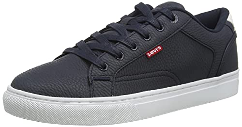 Levi's Courtright, Zapatillas de Baloncesto para Hombre, Azul (Azul Marino), 43 EU